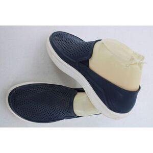 Crocs CitiLane Roka 204622 Blue Perforated Slip On Shoes Womens Size 5
